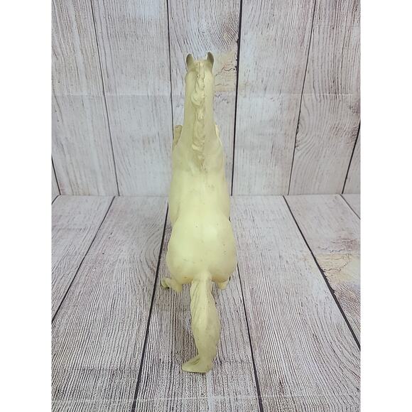 Vintage Breyer Alabaster Rearing Stallion Horse Fighting 12" Collectible USA - Picture 11 of 16